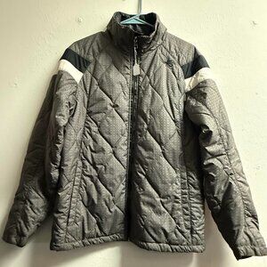 Men's Spyder Performance Jacket Gray w/Black & White Details, Size: M, GUC